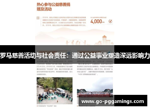 罗马慈善活动与社会责任：通过公益事业塑造深远影响力