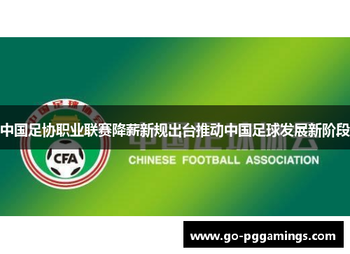 中国足协职业联赛降薪新规出台推动中国足球发展新阶段