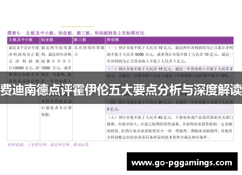 费迪南德点评霍伊伦五大要点分析与深度解读